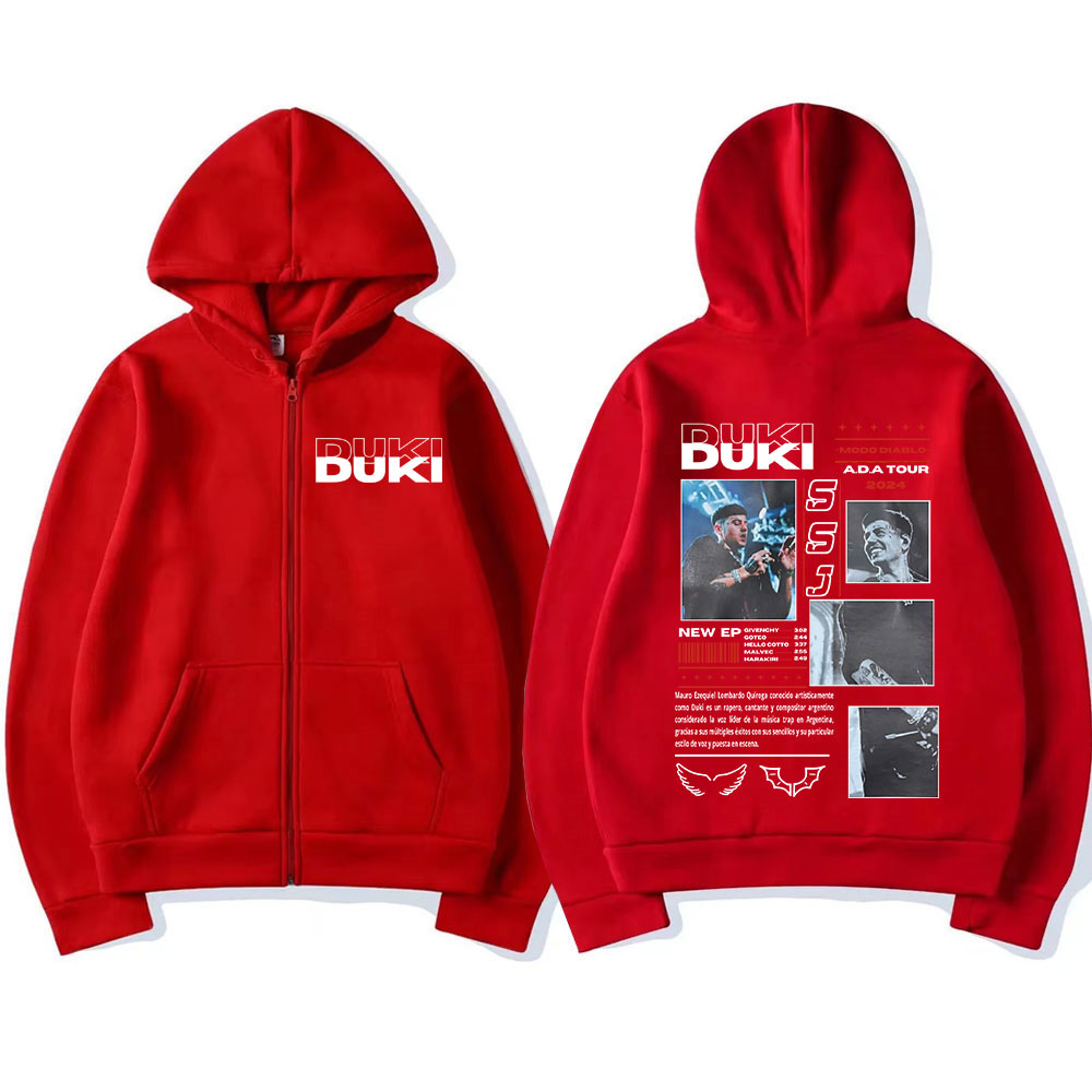 Rapper Duki ADA Tour 2024 Zip  - Mens Fashion Zip Up Hoodies 评论和价格