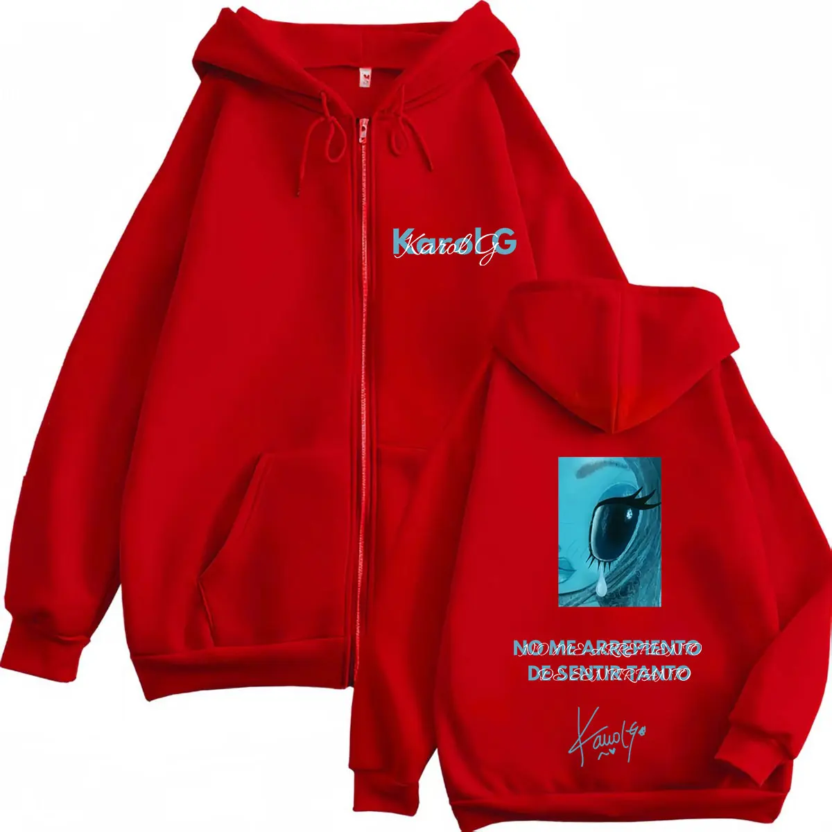 Karol G Album No Me Arrepiento - Mens Fashion Zip Up Hoodies 评论和价格