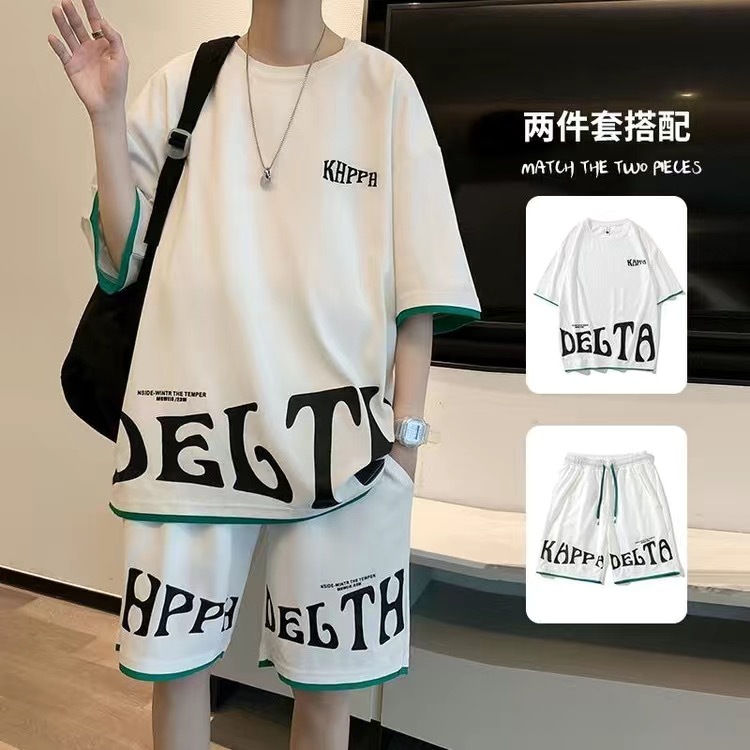 Men's Casual 2-Piece Sportswea - Mens Fashion Clothes 评论和价格