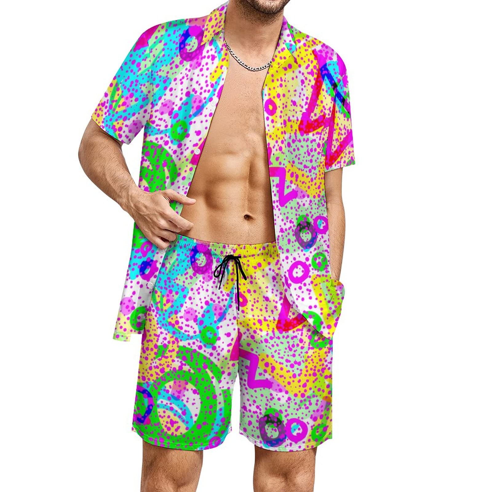 Summer Irregular Geometric 3D  - Mens Fashion Clothes 评论和价格