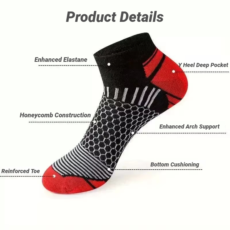 6 Pairs Men'S Short Sports Soc - Socks Ankle Men 评论和价格