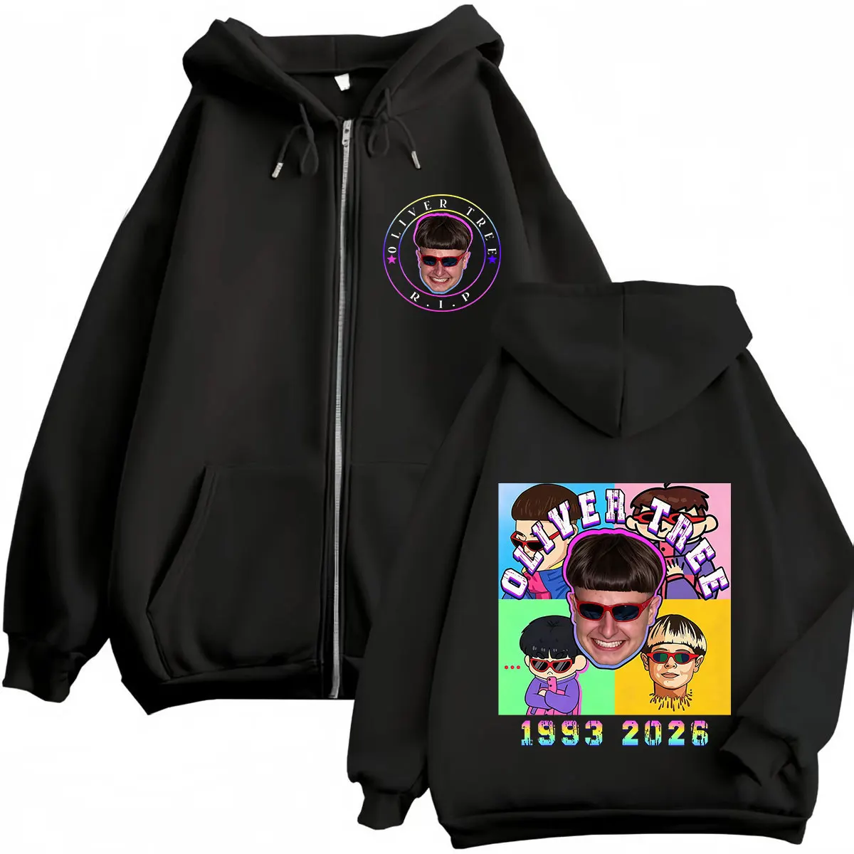 Oliver Tree Pop Rock Music 202 - Mens Fashion Zip Up Hoodies 评论和价格