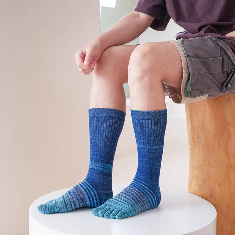 1/5 Pairs Men Toe Socks Long P - Socks Ankle Men 评论和价格
